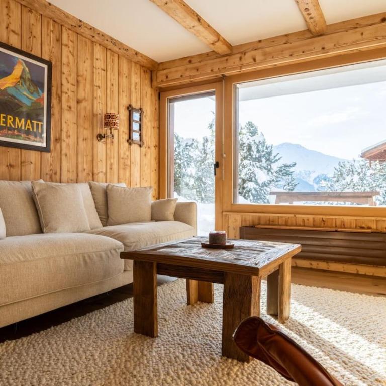 Appartement cosy alpin terrasse parking Verbier - Appartement - 40