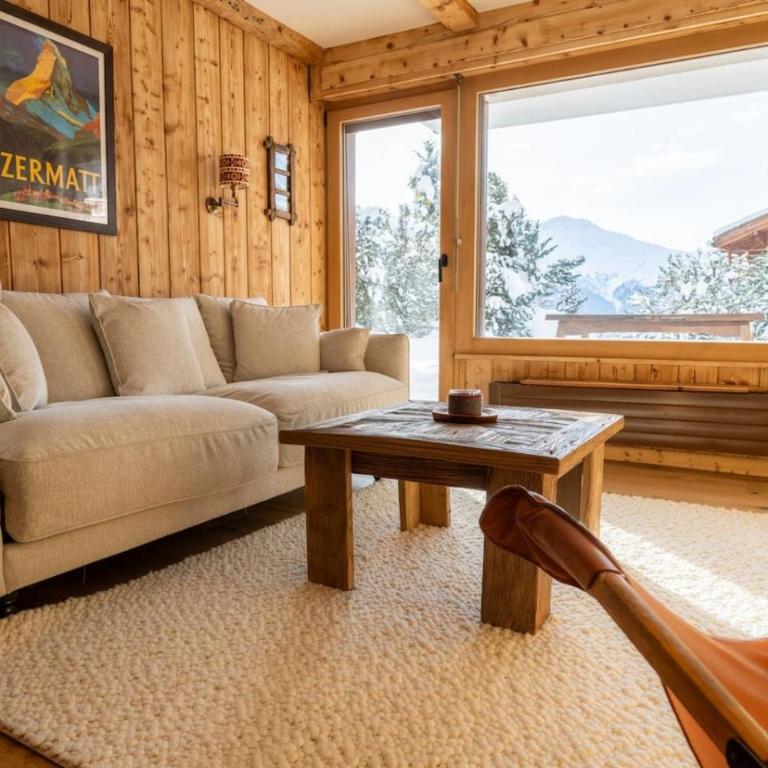 Appartement cosy alpin terrasse parking Verbier - Appartement - 44