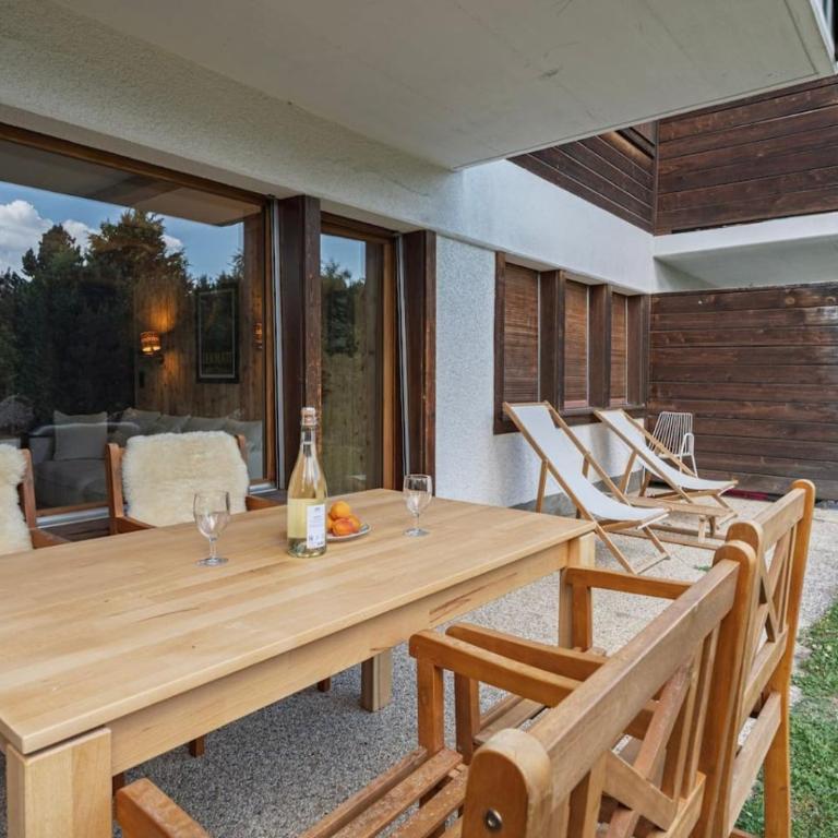 Appartement cosy alpin terrasse parking Verbier - Appartement - 58