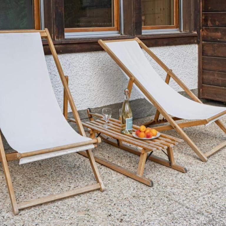 Appartement cosy alpin terrasse parking Verbier - Appartement - 60