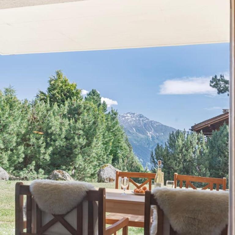 Appartement cosy alpin terrasse parking Verbier - Appartement - 64