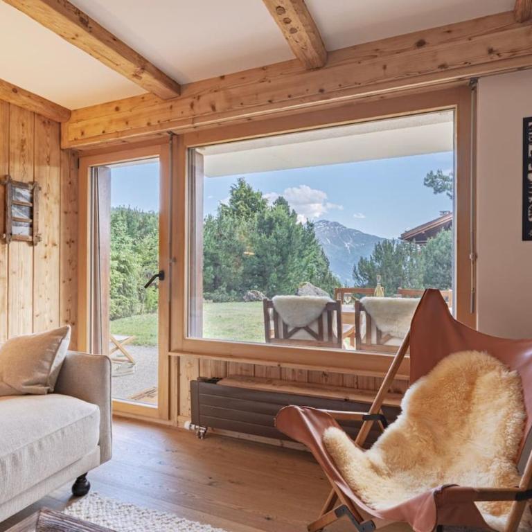Appartement cosy alpin terrasse parking Verbier - Appartement - 66