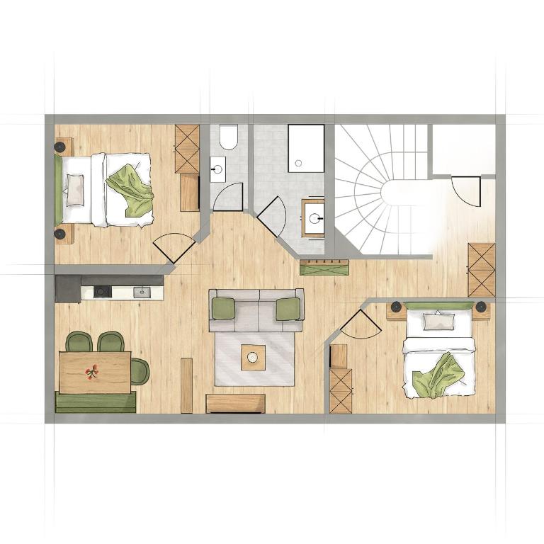 Anderl's Apartments Stubaital Tirol - Apartment mit 2 Schlafzimmern - 23