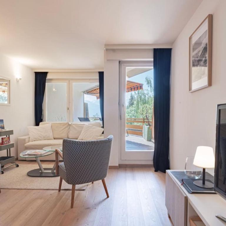 Studio cosy piscine vue Alpes Crans Montana - Appartement - 49