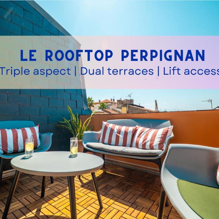 LE ROOFTOP Perpignan - Appartement 1 Chambre avec Terrasse - 1