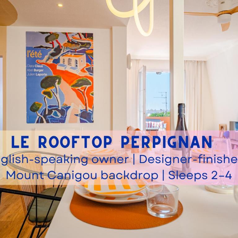 LE ROOFTOP Perpignan - Appartement 1 Chambre avec Terrasse - 3