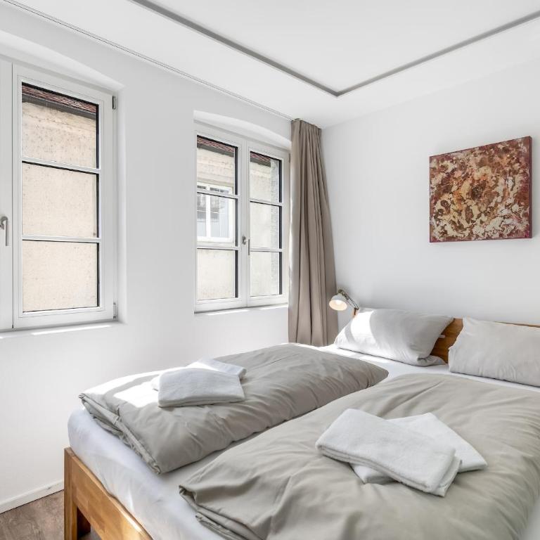 Ferienwohnung Metta - hochwertig sanierter Altbau mit Terrasse auf der Insel - Apartamento con terraza - 5