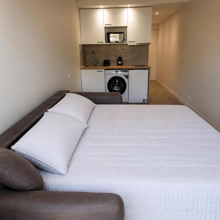 Blue Line - New Modern Studio With Terrace & AC - One-Bedroom Apartment - 4