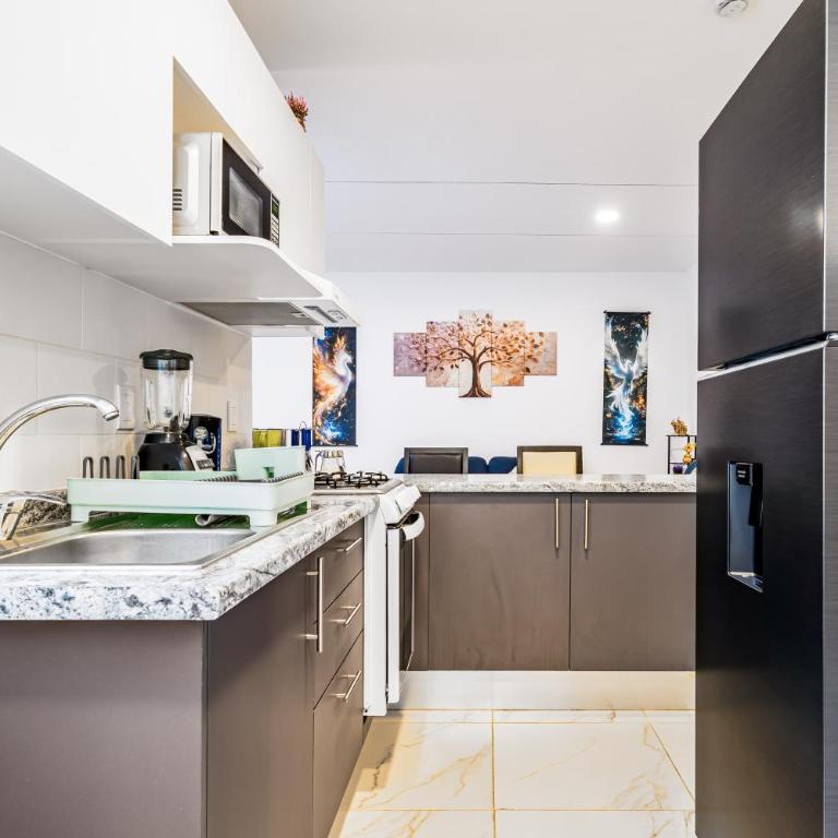 Depto Ashley cerca del Estadio GNP, Aeropuerto y Metro - Two-Bedroom Apartment - 2