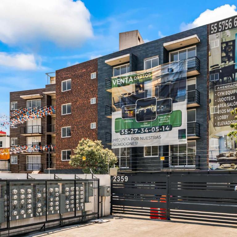 Depto Ashley cerca del Estadio GNP, Aeropuerto y Metro - Two-Bedroom Apartment - 21