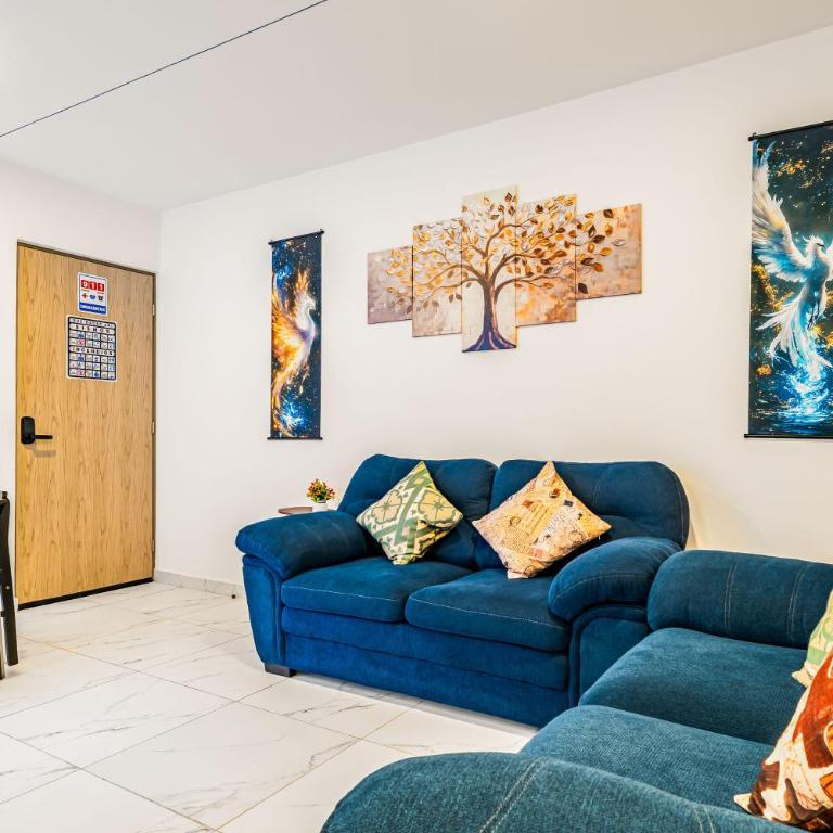 Depto Ashley cerca del Estadio GNP, Aeropuerto y Metro - Two-Bedroom Apartment - 1