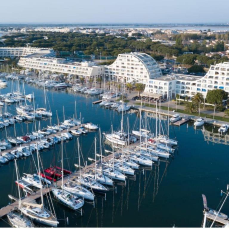 Jardins du Port B1019 Studio RDC clim loggia parking Wi-Fi piscine - Estudio - 21