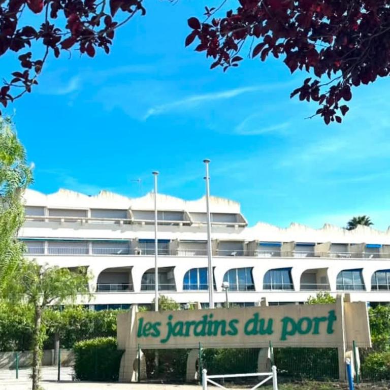 Jardins du Port B1019 Studio RDC clim loggia parking Wi-Fi piscine - Estudio - 25