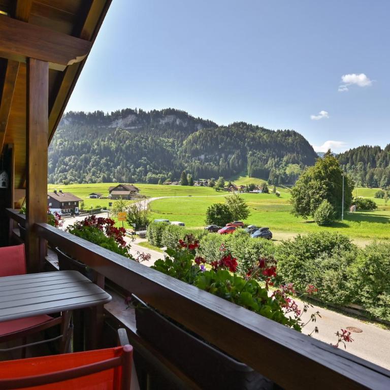 Haus Sonnenwinkel 2-Raum-Wohnung Alpchalet - Apartment mit Balkon - 33