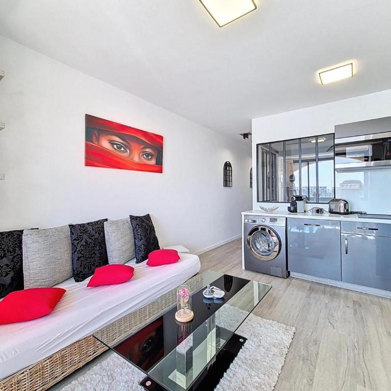 Marcogiulia - Charmant studio climatisé avec vue sur le port aux Marines de Cogolin - Apartment mit Meerblick - 3