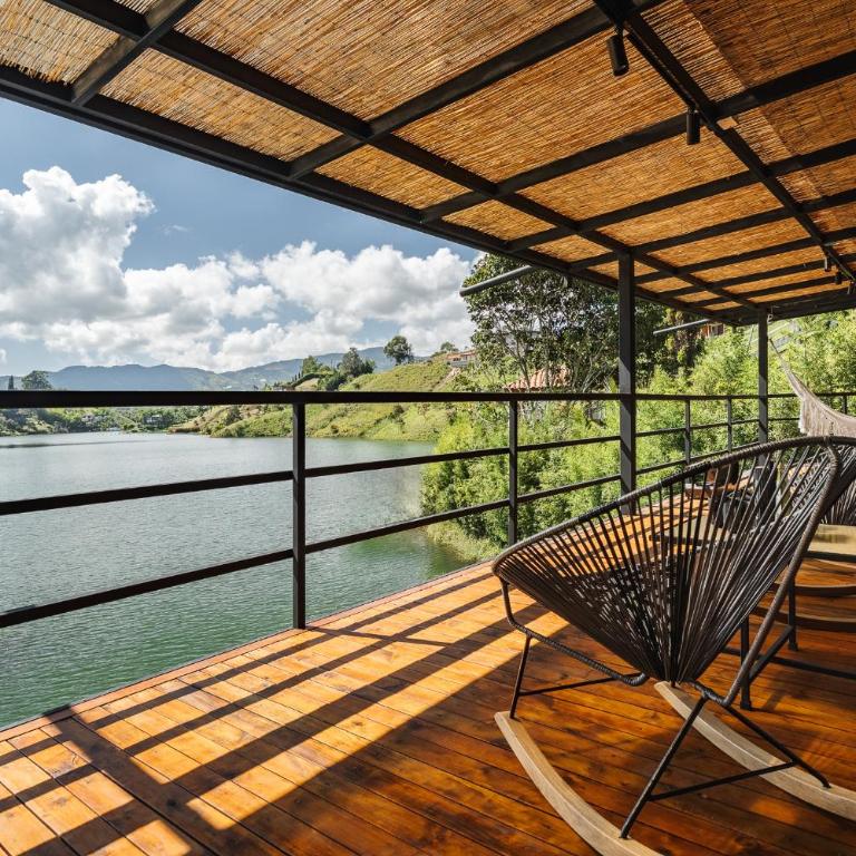 Cabaña Vista Represa Guatape con Muelle, Pool, Jacuzzi, Malla - Villa de 3 dormitorios - 1