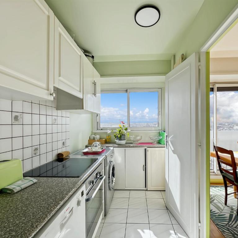 Appartement familial avec vue sur les grands monuments de paris - One-Bedroom Apartment - 11