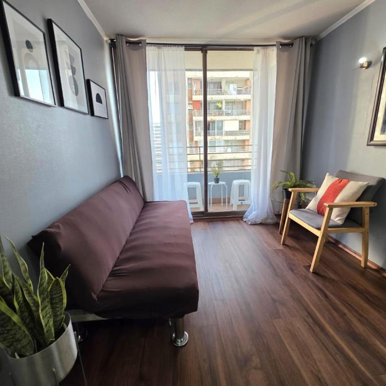 bulnes la moneda departamentos amoblados AVILA - Triple Room with Balcony - 8