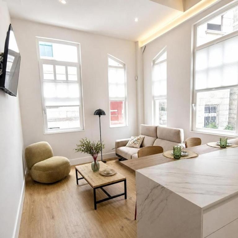 Apartamento Premium en Villa Monumental en Bouzas - Two-Bedroom Apartment - 23