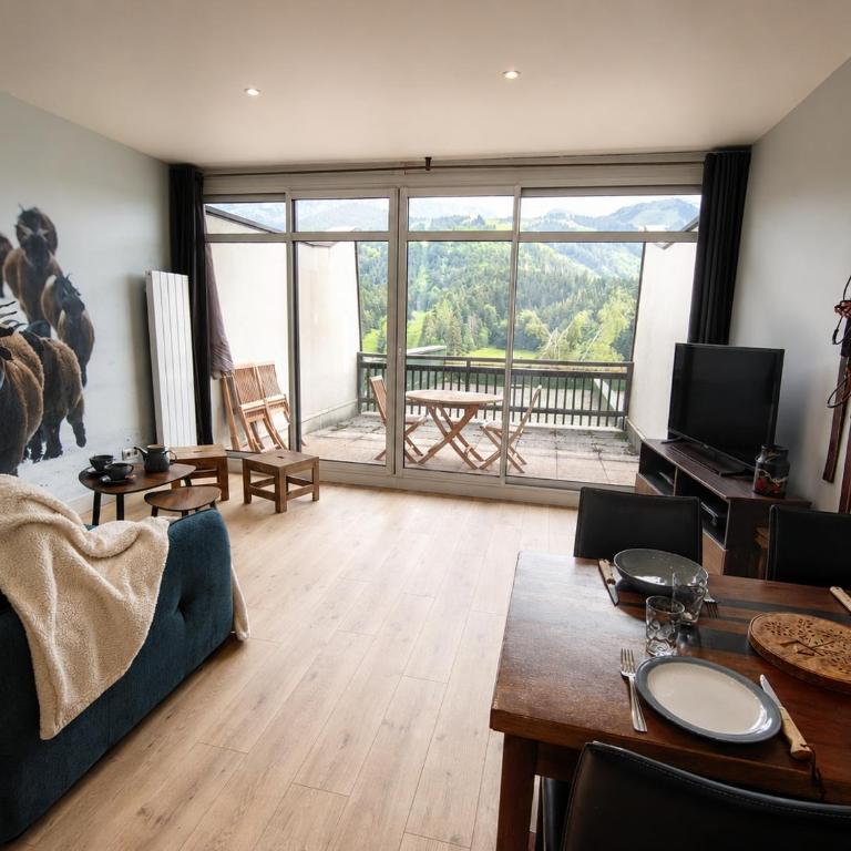Le Refuge de l'Ours - Studio 4pers - Vue montagne - Pied des pistes - One-Bedroom Apartment - 2