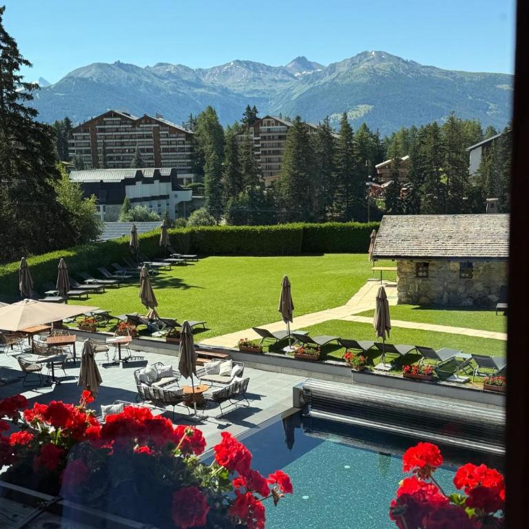 Studio Alpine Haven with Pool and Terrace Hotel L'Étrier Access - Appartement 1 Chambre - 8