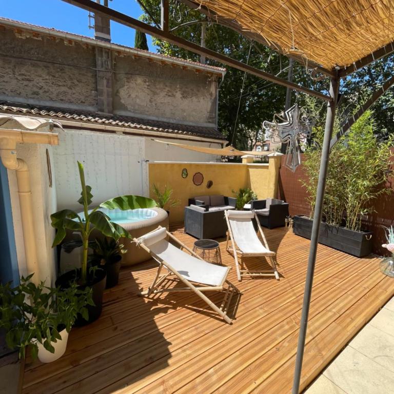 Maison de charme avec jacuzzi - Haus mit 2 Schlafzimmern - 8