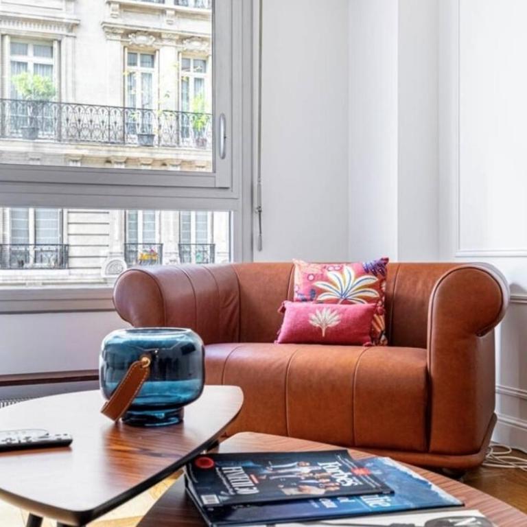 Parisian Luxe 2BR Walk to Arc de Triomphe-Champs - Apartment mit 2 Schlafzimmern - 5