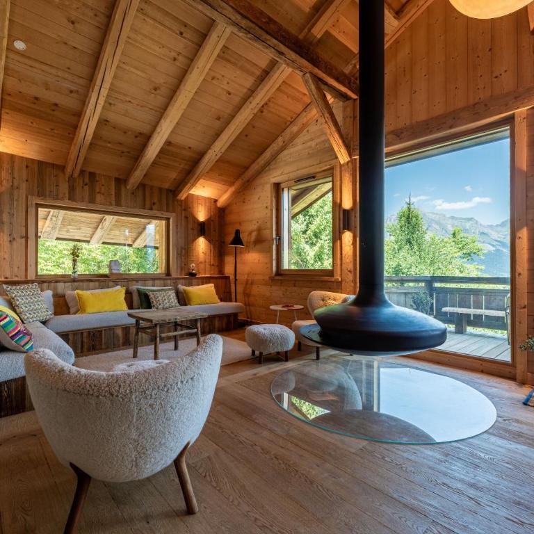 La Ferme des Seugets, Chic & Authenticité, Vue Montblanc - Chalet - 5