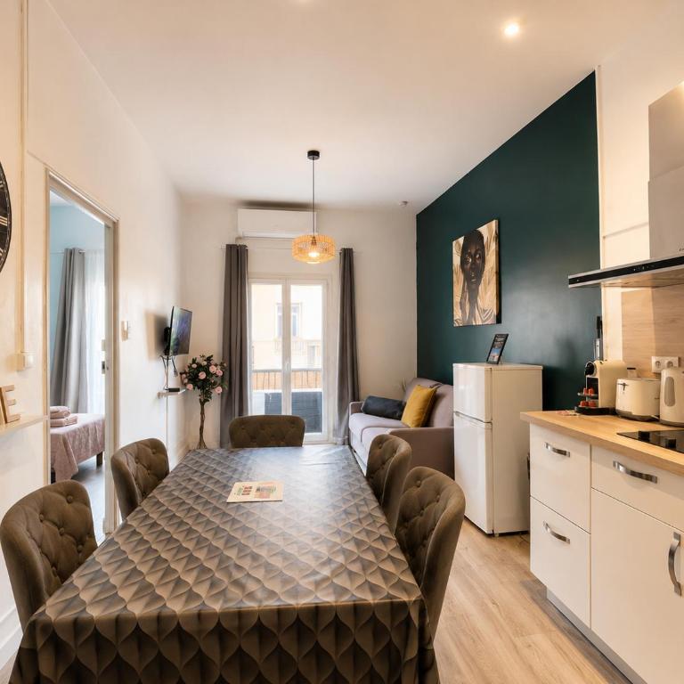 Cosy & Clim Parfait jusqu'à 6 voyageurs bus gare shopping centre - Appartement 2 Chambres - 18