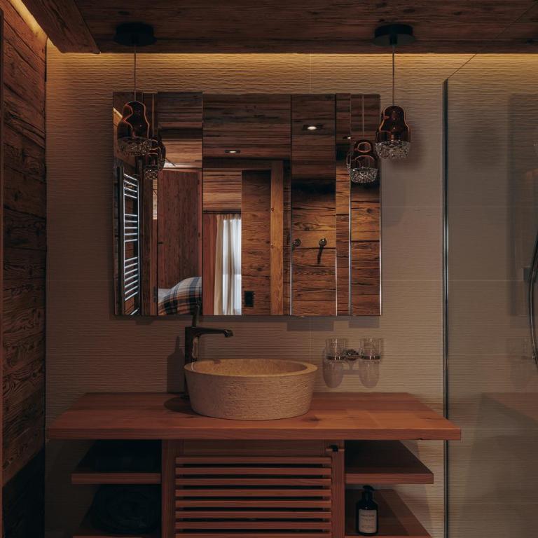 Le Rucher - Hotel Le Central & Chalets - Deluxe Apartment mit 2 Schlafzimmern - 1