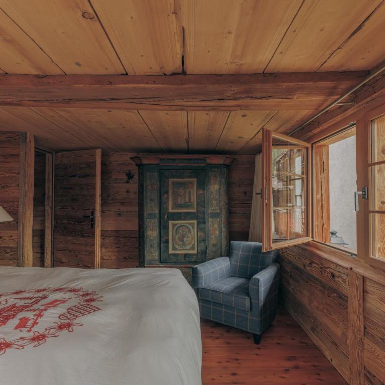 Le Rucher - Hotel Le Central & Chalets - Deluxe Apartment mit 3 Schlafzimmern - 3
