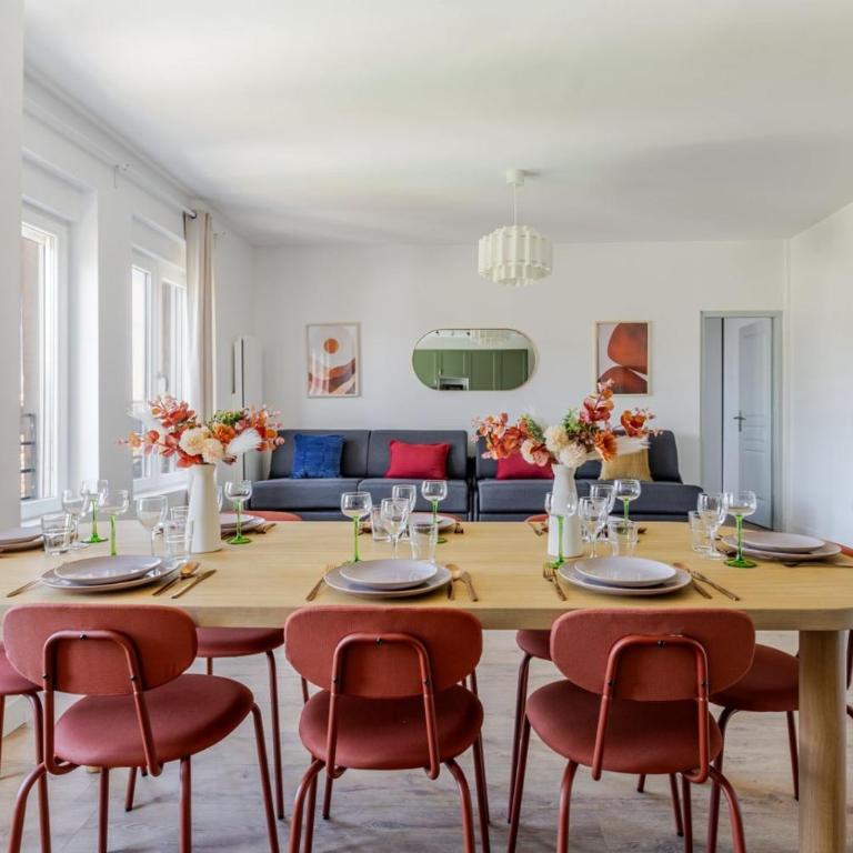 Superbe 3 Pièces - 8 Couchages - Proche Tram & Commodités - Apartment mit 2 Schlafzimmern - 22