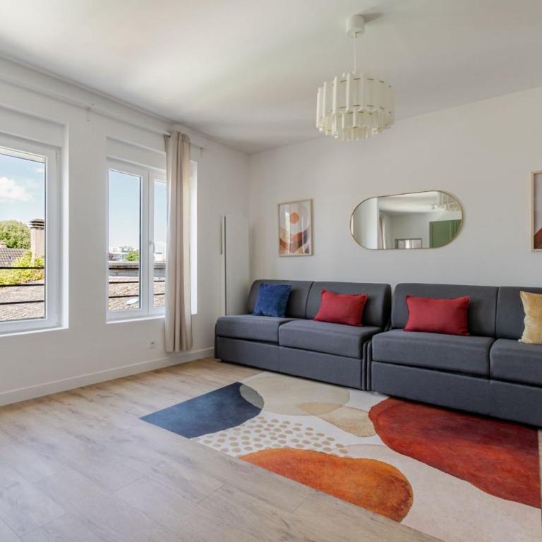 Superbe 3 Pièces - 8 Couchages - Proche Tram & Commodités - Apartment mit 2 Schlafzimmern - 10