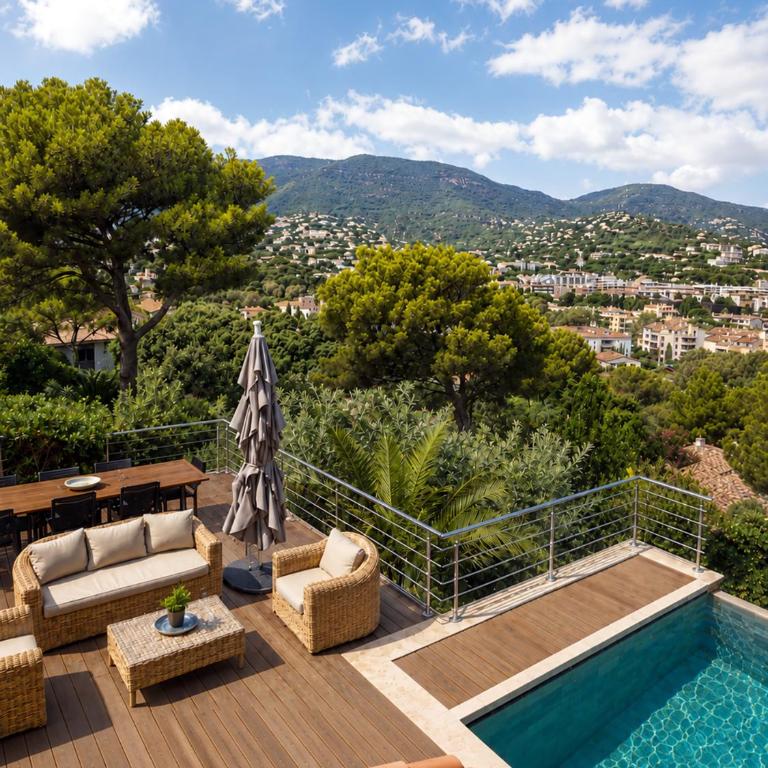 Villa Bellevue, magnifique vue mer! Piscine chauffée, à10 mns de la plage et du centre! - Villa - 24
