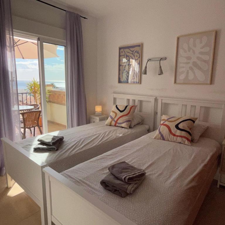 Playa Burriana, två terasser, havsutsikt, pool - Apartamento de 2 dormitorios - 41