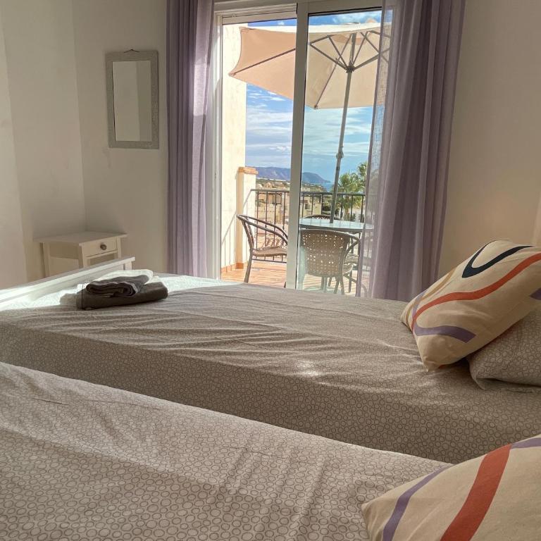 Playa Burriana, två terasser, havsutsikt, pool - Apartamento de 2 dormitorios - 44