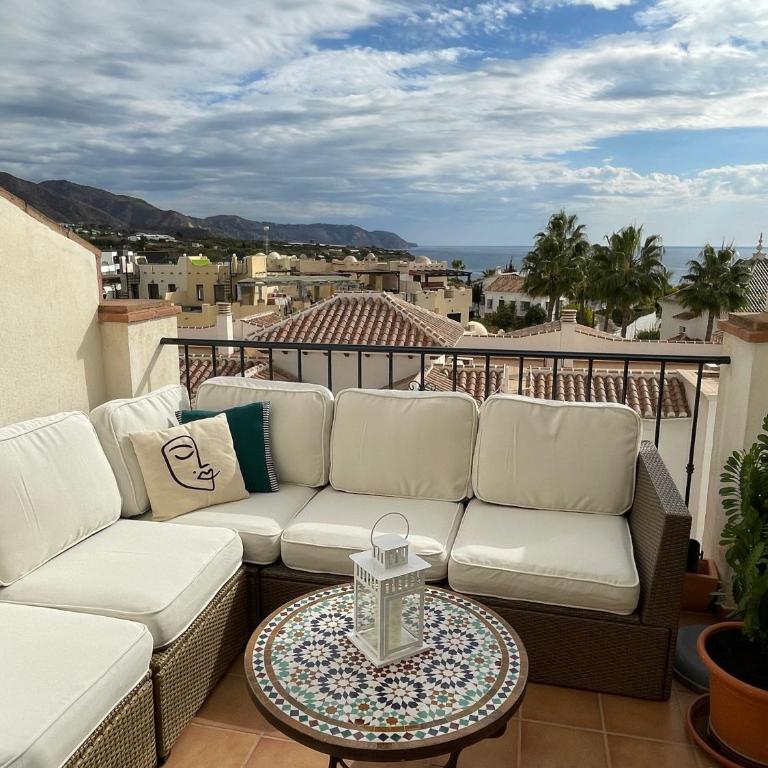 Playa Burriana, två terasser, havsutsikt, pool - Apartamento de 2 dormitorios - 12