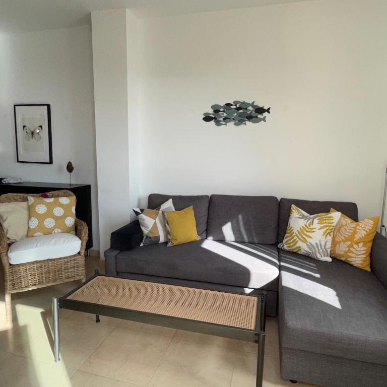 Playa Burriana, två terasser, havsutsikt, pool - Apartamento de 2 dormitorios - 48