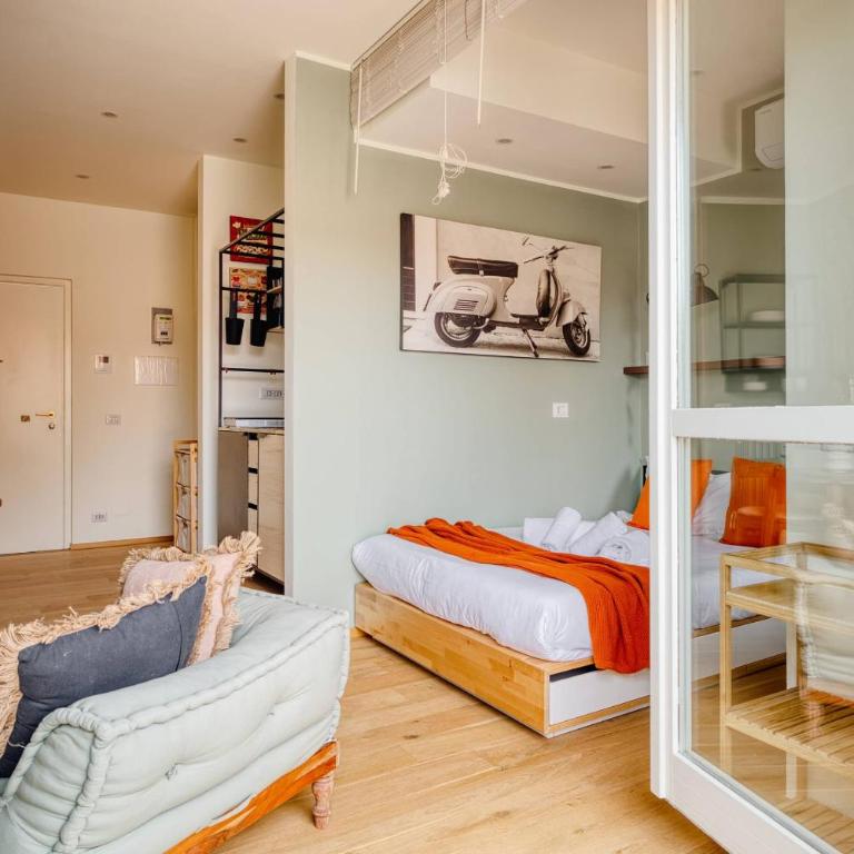 Studio Vintage con Terrazza Privata - Centro 15min - Appartamento con 1 Camera da Letto - 6