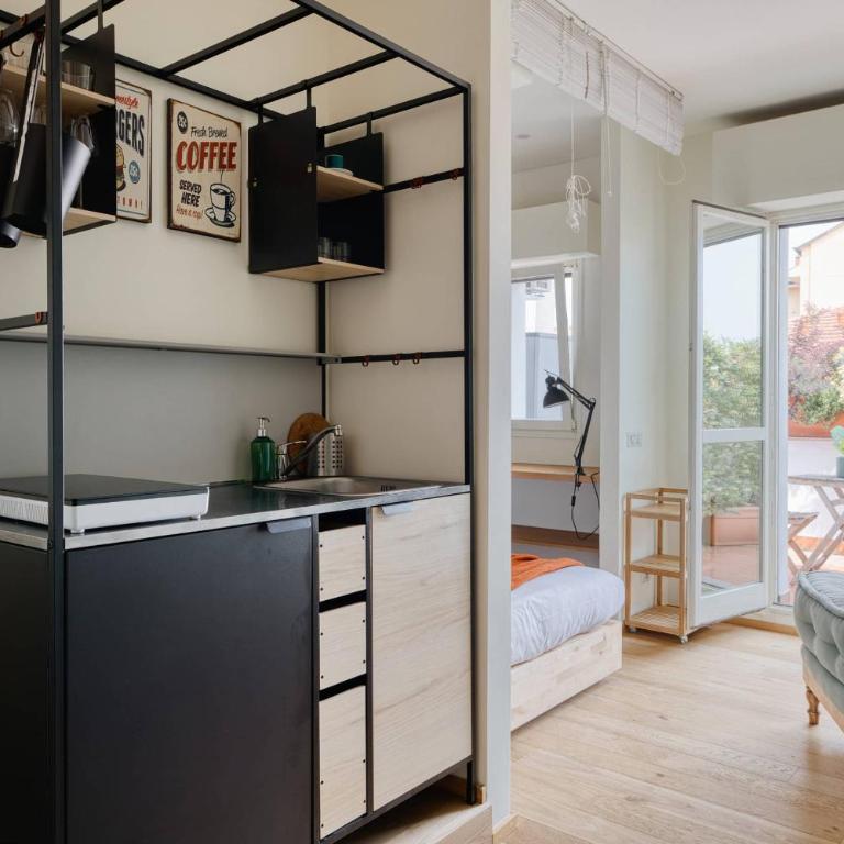 Studio Vintage con Terrazza Privata - Centro 15min - Appartamento con 1 Camera da Letto - 12