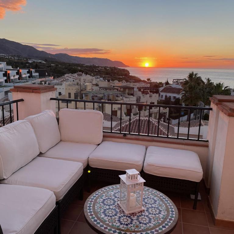 Playa Burriana, Stor terass, havsutsikt, pool - Two-Bedroom Apartment - 50