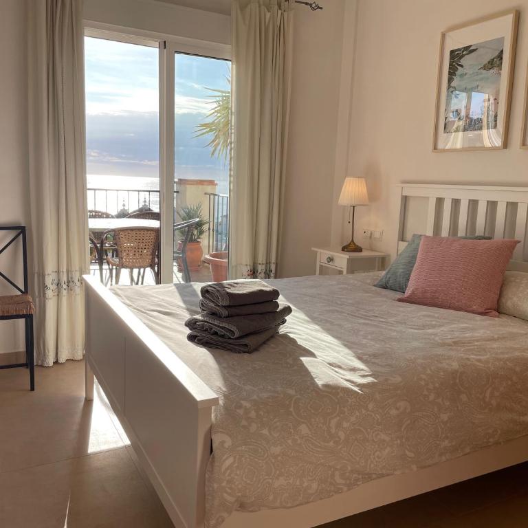 Playa Burriana, Stor terass, havsutsikt, pool - Two-Bedroom Apartment - 5