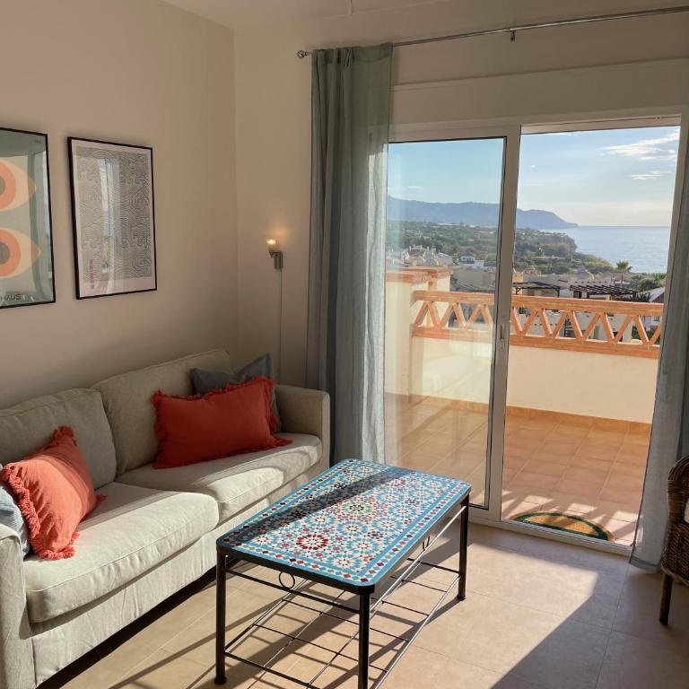 Playa Burriana, Stor terass, havsutsikt, pool - Two-Bedroom Apartment - 9