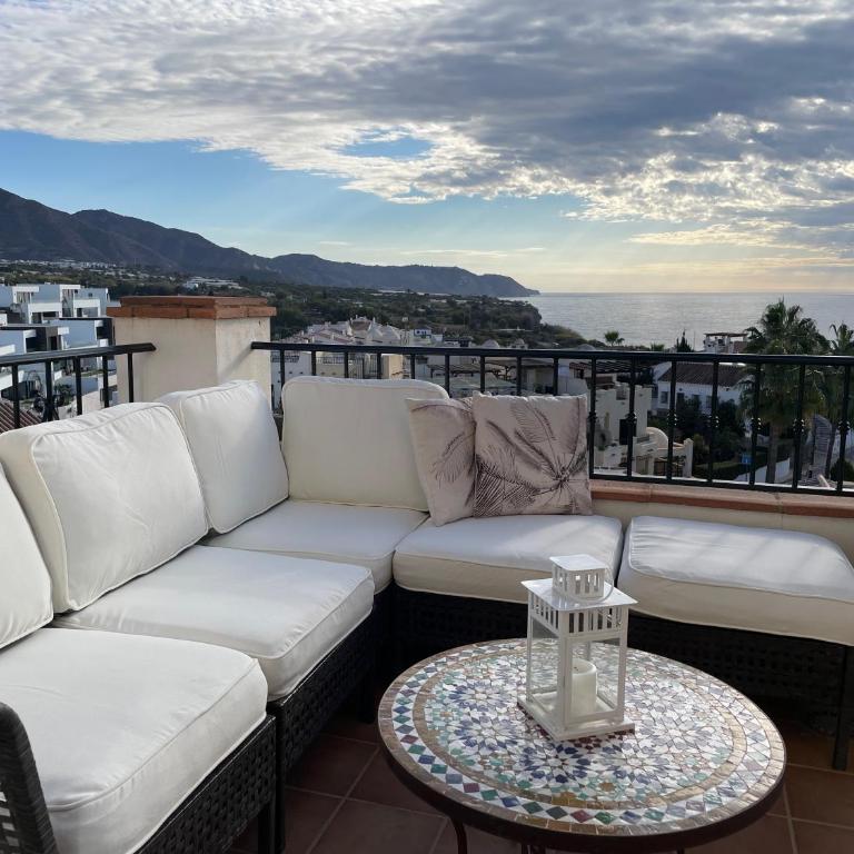 Playa Burriana, Stor terass, havsutsikt, pool - Two-Bedroom Apartment - 54
