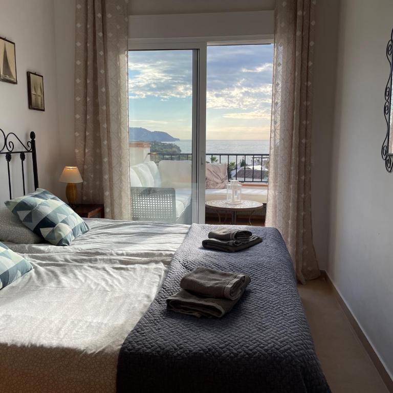 Playa Burriana, Stor terass, havsutsikt, pool - Two-Bedroom Apartment - 58