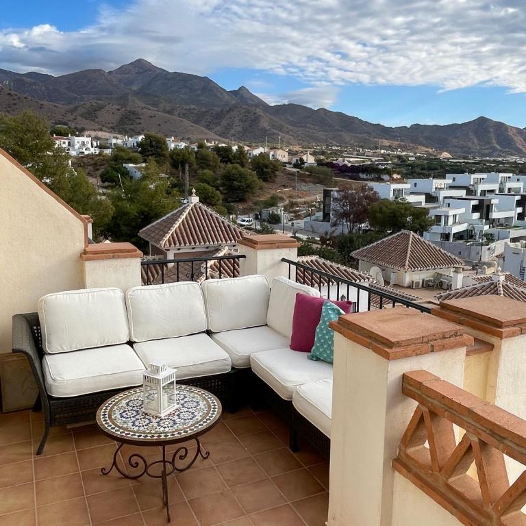 Playa Burriana, Stor terass, havsutsikt, pool - Two-Bedroom Apartment - 59