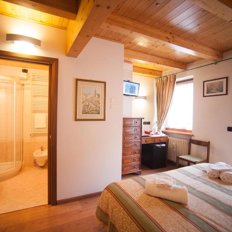 Hotel Stella Alpina - Camera Matrimoniale/Doppia con Letti Singoli con Vista Montagna - 1