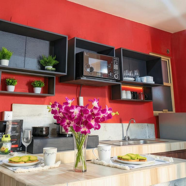 Boutique 1BR 2BR Suites Sleeps 2-8, Morning Markets, Beach & Cenote 10 Min, Kitchen Fast WiFi AC - Apartment mit 1 Schlafzimmer und Terrasse - 24