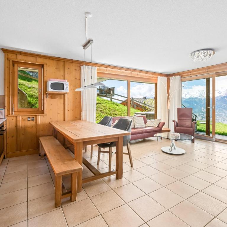 Appartement 3,5 pièces, Jacuzzi extérieur et Vue panoramique - Appartement 2 Chambres avec Vue sur la Montagne - 1