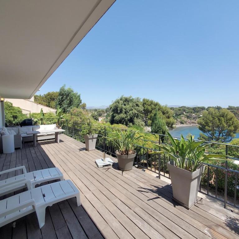 Haut de villa à 150 m de la plage - Villa 2 Chambres - 22